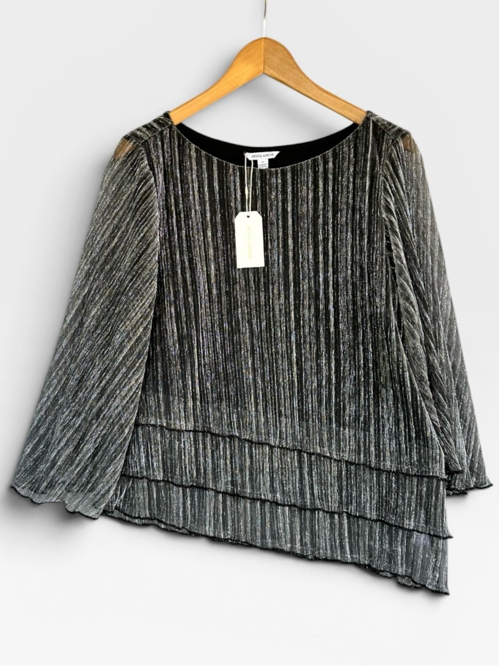 🎉5 for $45🎉 NWT MSGlamor top blouse shirt size M